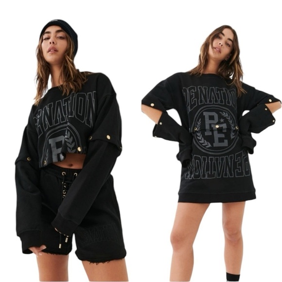 P.E Nation | Women’s Apex Convertible Sweatshirt Dress Size XS - Picture 1 of 9